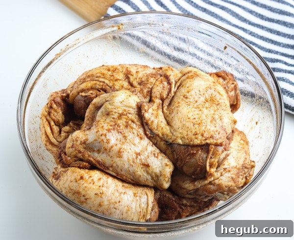 Ultimate Bone-In Pellet Smoked Thighs 4 smoked chicken thighs