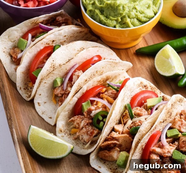 Shredded Ninja Foodi Salsa Chicken for Tacos