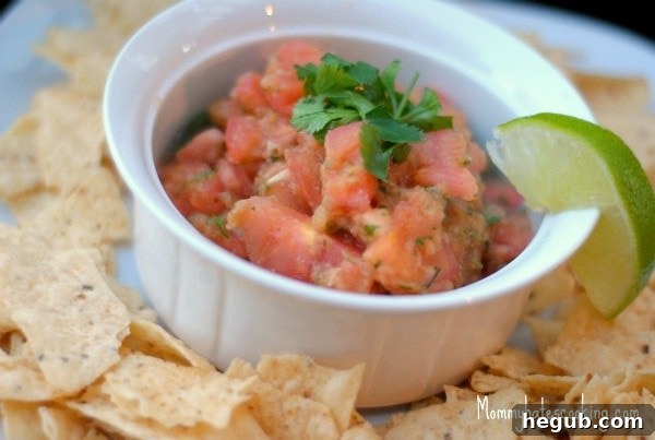 homemade salsa