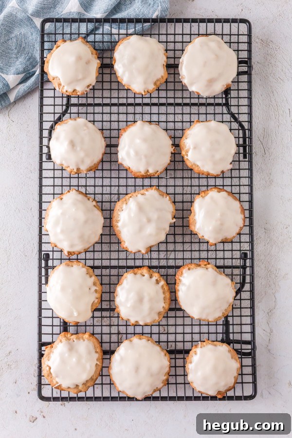 iced oatmeal cookies