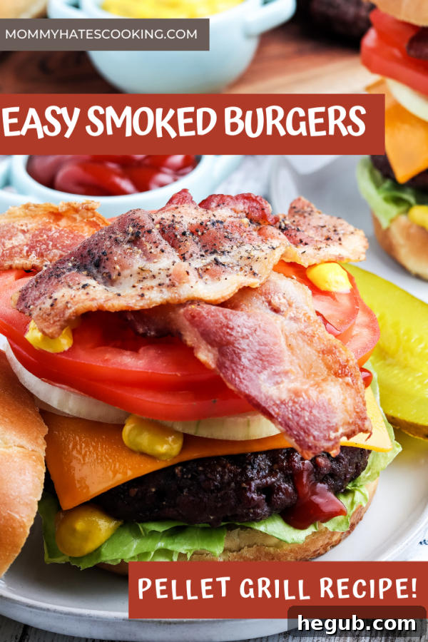 pellet grill burgers