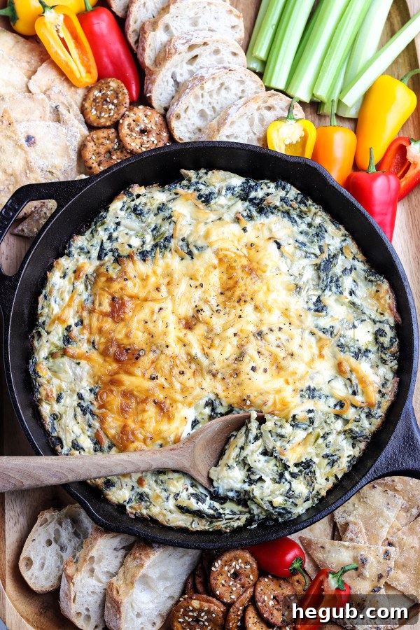 smoked spinach dip - a rich and flavorful dip ideal for cookouts