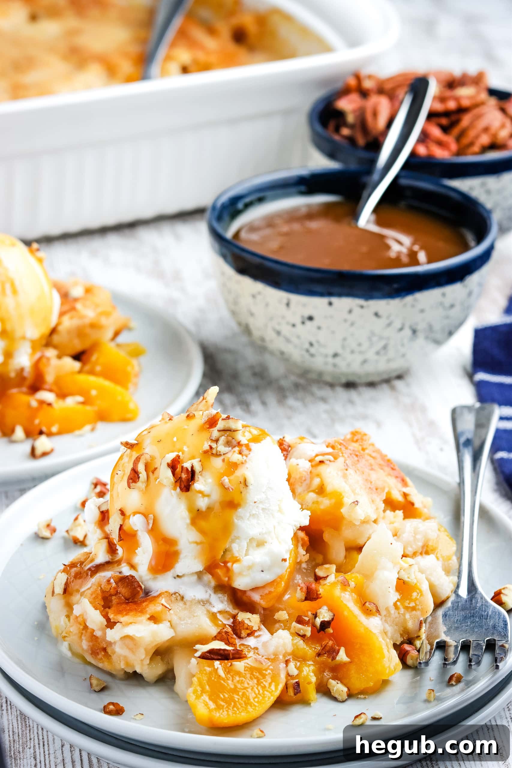 Gluten-Free Peach Dump Cake