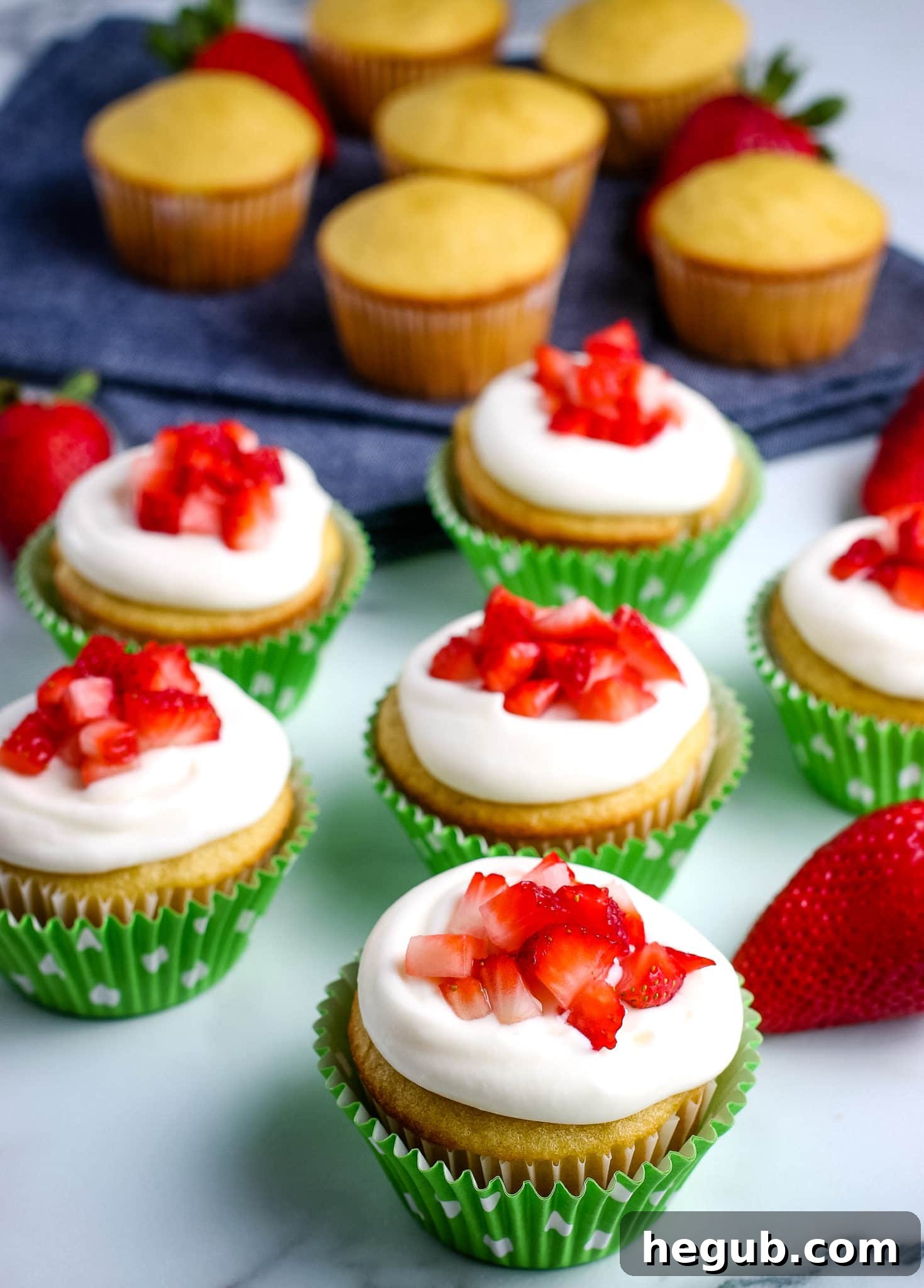 Gluten-Free Strawberry Shortcake Cupcakes