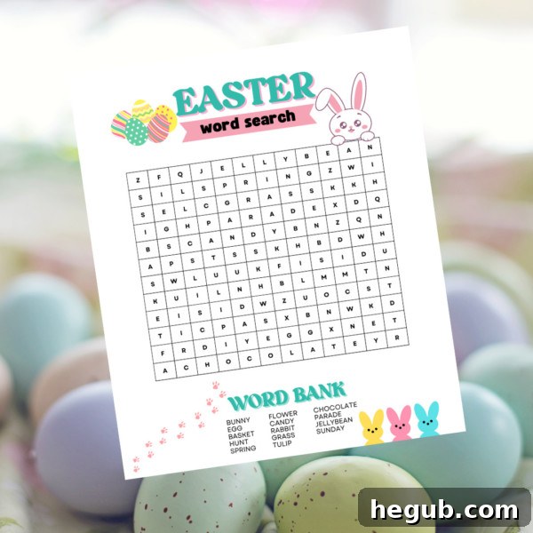 Free Easter Word Search