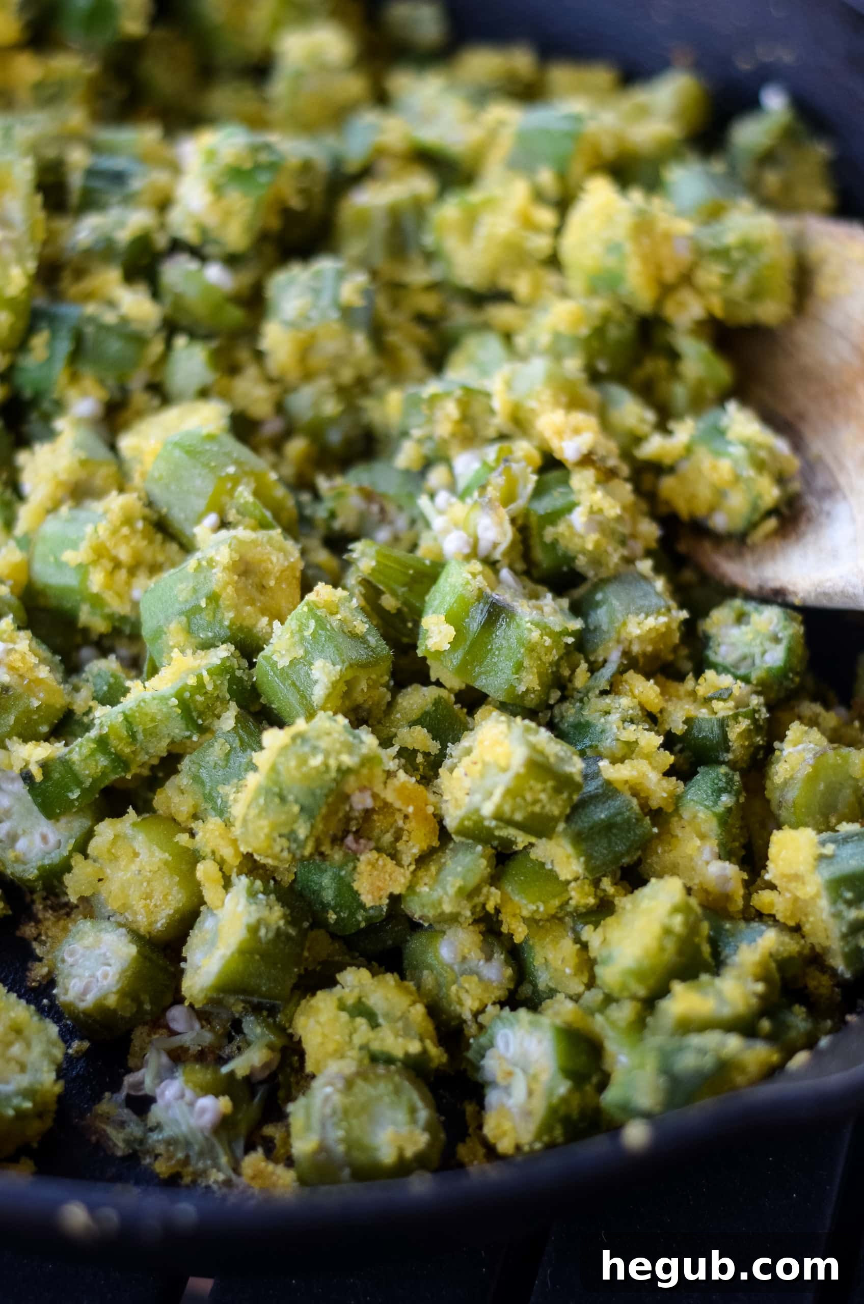 How to perfectly grill okra on a pellet grill.
