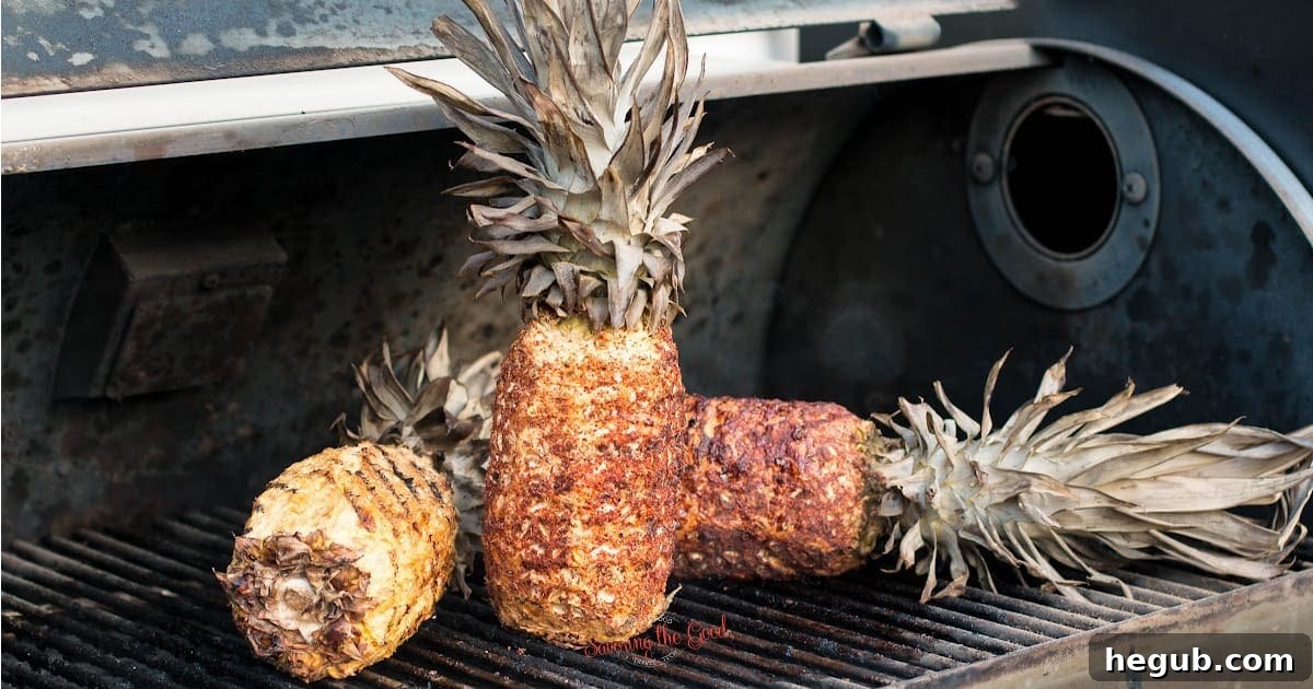 Pellet Grill Sides: The Ultimate Smoked Accompaniments 10 Sweet and juicy smoked pineapple slices.