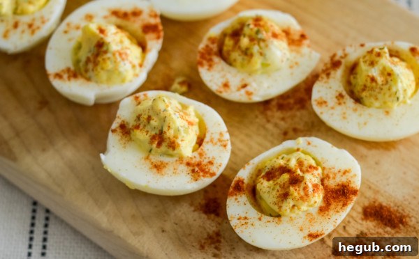 Devilishly Delicious: Smoked Eggs from Your Pellet Grill 6 smoked deviled eggs