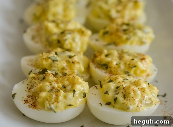 Quick Dill Pickle Deviled Eggs 6 dill pickled deviled eggs