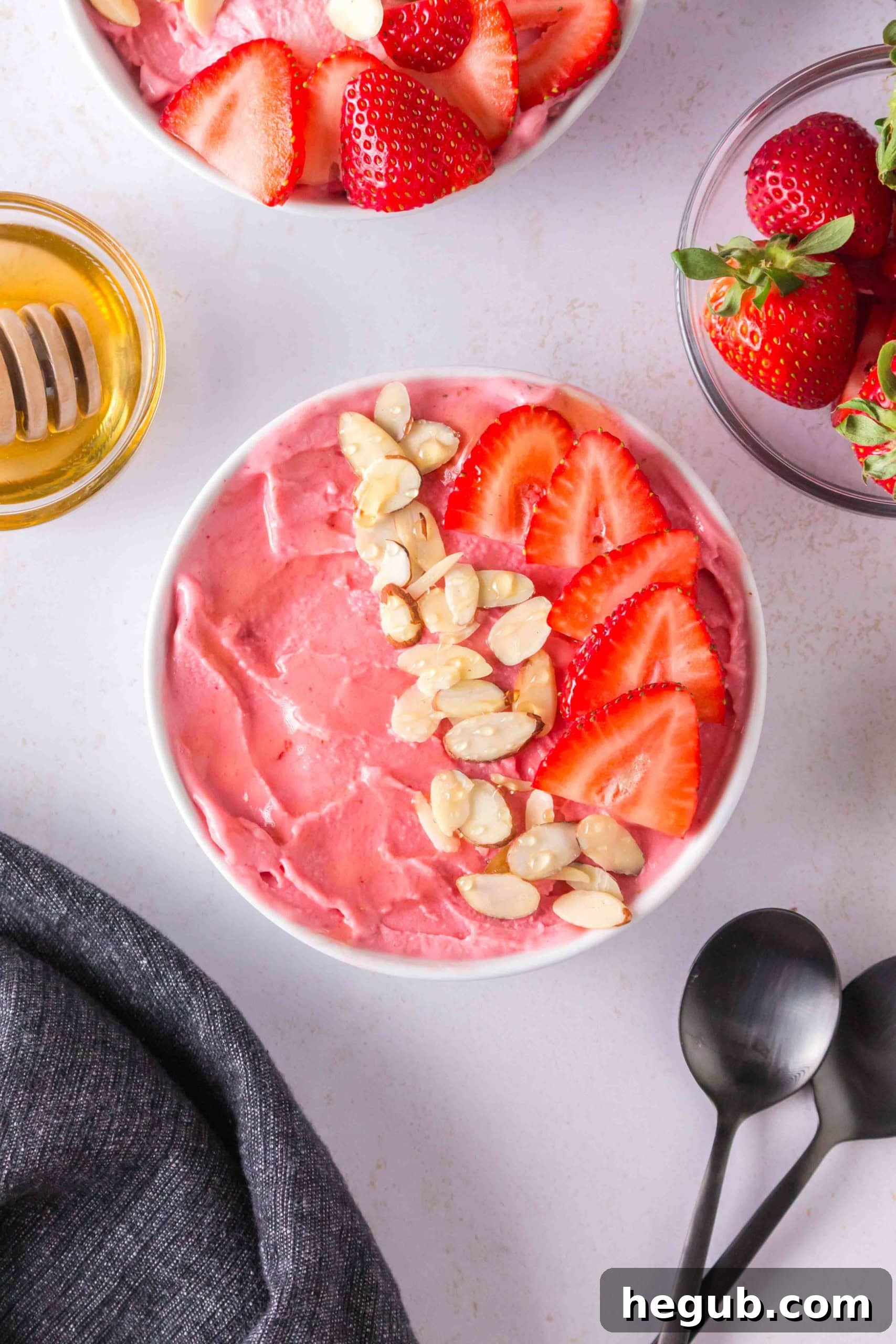 Ninja Creami Strawberry Smoothie Bowl