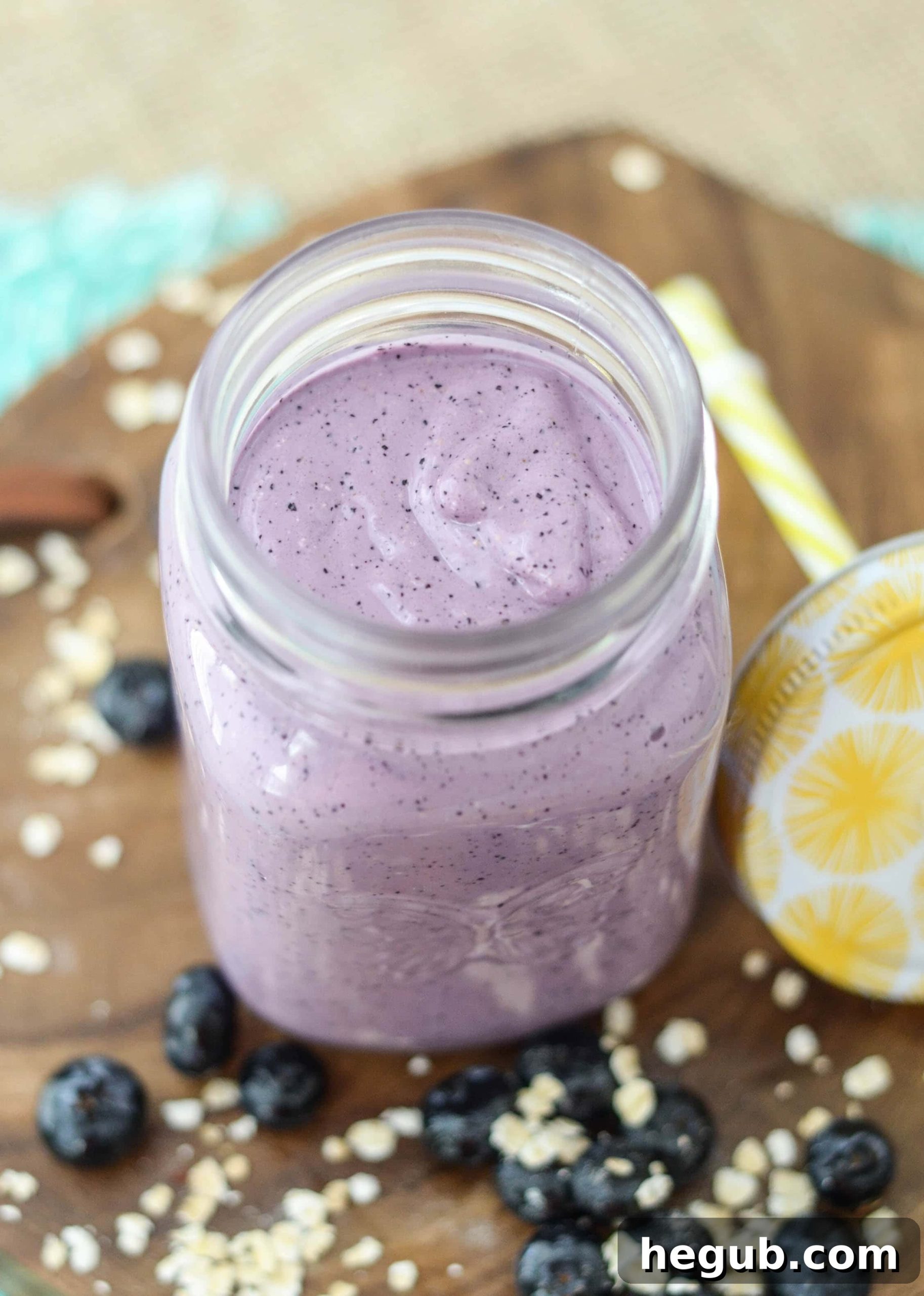 Blueberry Oatmeal Smoothie