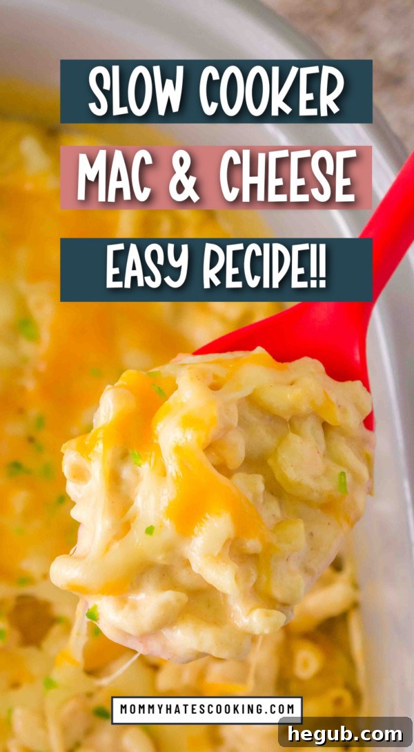 slow cooker mac and cheese with green chiles