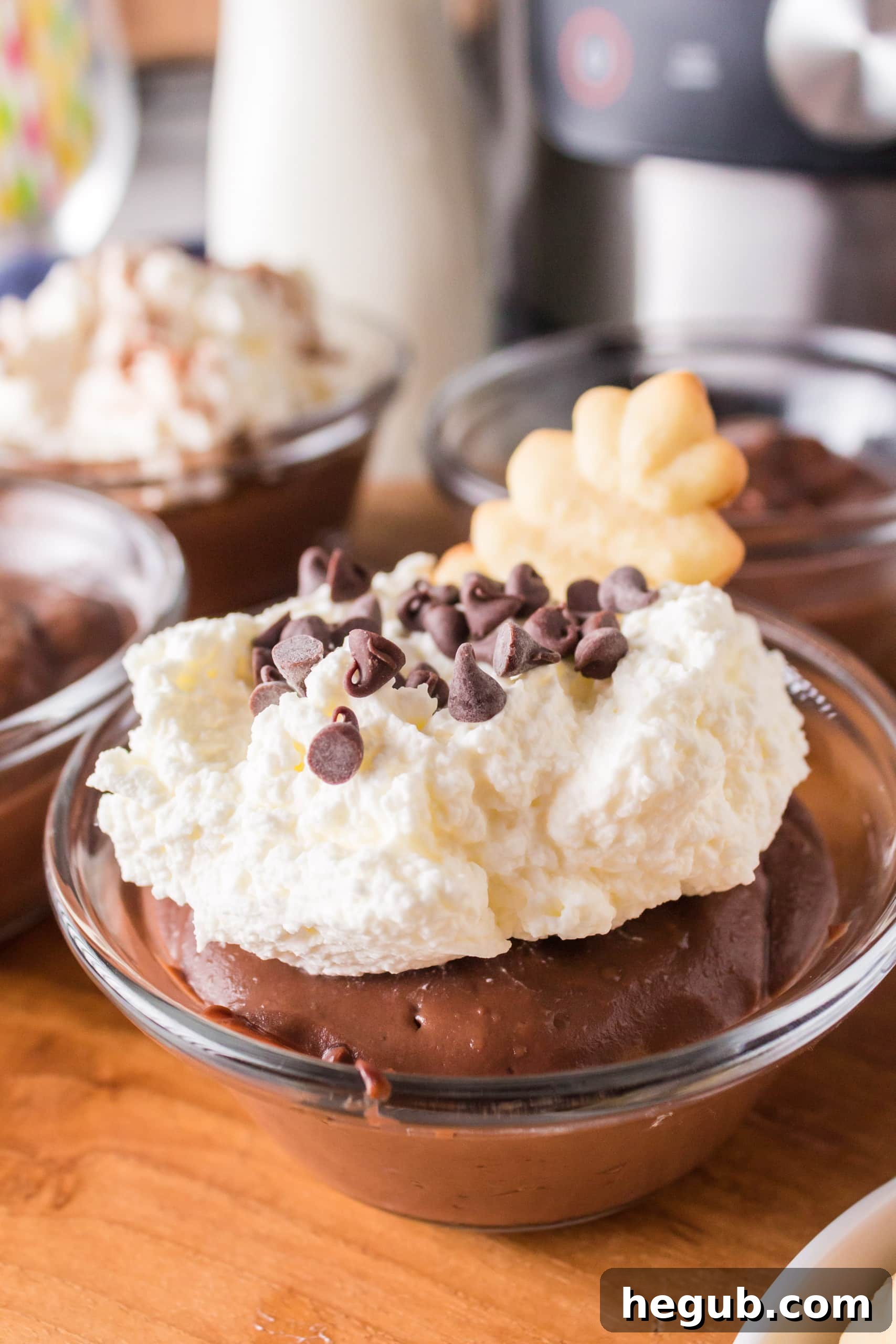 Pressure Cooker Chocolate Pudding